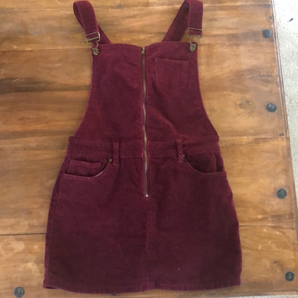 5/$35Cranberry overall dress